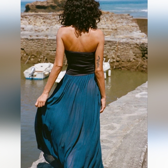 Ciao Lucia Giselle Strapless Maxi Dress S - Picture 3 of 14